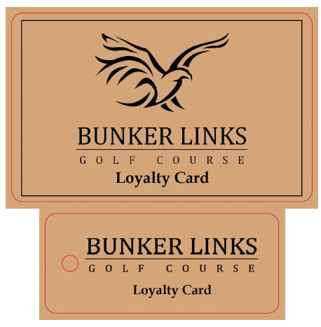 Bunker Links Card and Key combo Front