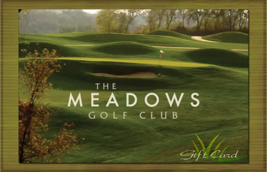 The Meadows Gift Card Sample